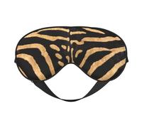Piel de cebra sintética, Cubreojos completos Antifaz bloqueador de luz Antifaz para dormir Antifaz suave con los ojos vendados Noche