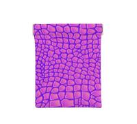 Piel de cocodrilo Rosa, Squeeze Top Wallet Bolsa de Almacenamiento para Mujer Monedero pequeño Bolsa de Cambio