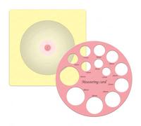Piel de entrenamiento de tatuajes de areola - Hoja de práctica de silicona realista y flexible, grosor de 3 mm para tatuajes 3D del pezón y la areola (Kit-1)