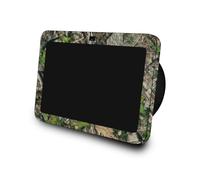 Piel de fibra de carbono compatible con Amazon Echo Show 8 (3ra generacin 2023) - HTC Green - Cubierta de calcomana protectora de vinilo 3M Premium