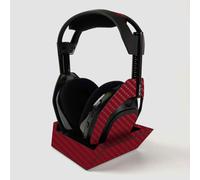 Piel de fibra de carbono Mayyskins para Astro Gaming A50 Auriculares inalmbricos + Estacin base - Borgoa slida | Acabado de fibra de carbono con