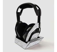Piel de fibra de carbono Mayyskins para auriculares inalmbricos Astro Gaming A50 + Estacin base - Marcillo Frost | Acabado de fibra de carbono con