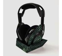 Piel de fibra de carbono Mayyyskins para auriculares inalmbricos Astro Gaming A50 + Estacin base - Mrmol verde | Acabado de fibra de carbono con t