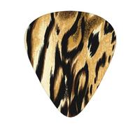 Piel de leopardo, león y tigre atigrado,12 púas de guitarra, 3 grosores diferentes para guitarra acústica, bajo y ukelele