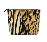 Piel de Leopardo, león y Tigre atigrado,Neceser de Maquillaje de imitación Lino, Neceser de Viaje portátil