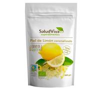 Piel de Limón Cristalizado Eco Salud Viva 200 g - Piel de limón confitada, sabor cítrico dulce y aromático, ideal para repostería, panadería, tés e infusiones, toppings