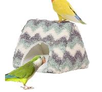 Piel de loro, hamaca para loros, caseta para pájaros de algodón - Invierno para acurrucarse para pájaros calientes, casa para pájaros de peluche engrosada para pequeños animales domésticos que duermo