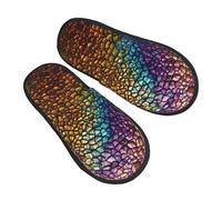 Piel De Serpiente Clásica Mujer Hombre Pantuflas Suave Zapatos Antideslizante Slippers Para Salon Invierno Interior M