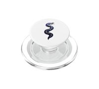 Piel de Serpiente Disco Ball Espejo Azulejo Oscuro Festival Estética PopSockets PopGrip para MagSafe