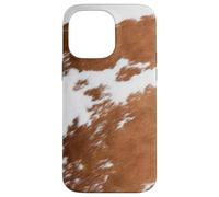Piel de Vaca con Estampado de Vaca marrón Freaking Love Cows Western Ranch Carcasa para iPhone 14 Pro MAX
