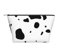 Piel De Vaca Dálmatas Perro Manchas Animal Animales Dálmata, Bolsa de artículos de tocador Bolsa de Maquillaje Bolsa de cosméticos Bolsa de artículos de tocador de Viaje portátil