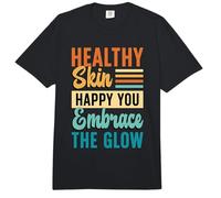 Piel Sana Feliz en abrazar al Esteticista cosmetólogo Comfort Colors Adult Heavyweight T-Shirt