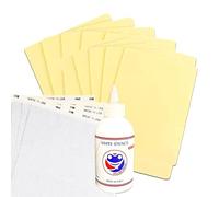 Piel sintética tatuaje falso tatuaje práctico skin grosor 3 mm formato A4 (10 uds. formato A4 grosor 3 mm) más 10 hojas papel manual más stancil killer frog