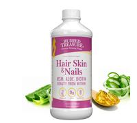Piel y uas del cabello del tesoro enterrado con msm biotin aloe vera ms vitaminas y minerales en un complejo de alimentos integrales lquidos de al