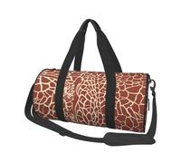 Pieles y Cabezas de Jirafa, Bolsa de Viaje de Gran Capacidad, Bolso Redondo, Bolsa de Viaje Deportiva, Bolsa de Mano, Bolsa de Fitness