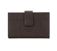 Pielnoble Cartera Mujer Piel Vacuno, Billetero Hecho en España, para 11 Tarjetas, Monedero Exterior con Cremallera, Protección RFID, PS502 (Marron, Mediano - 16cm)