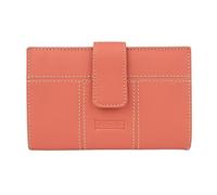 Pielnoble Cartera Mujer Piel Vacuno, Billetero Hecho en España, para 11 Tarjetas, Monedero Exterior con Cremallera, Protección RFID, PS502 (Melocoton, Mediano - 16cm)