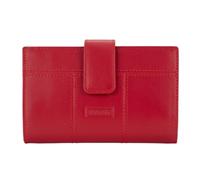 Pielnoble Cartera Mujer Piel Vacuno, Billetero Hecho en España, para 11 Tarjetas, Monedero Exterior con Cremallera, Protección RFID, PS502 (Rojo, Mediano - 16cm)