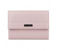 Pielnoble Cartera Mujer Piel Vacuno Flor Orquidea - Billetero Mediano con Monedero Exterior, Cremallera Interior y Protección RFID - Hecho en Ubrique España - PNA40872 (Orquidea, Mediano - 13cm)