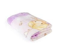 PIELSA Baby - 6377-54 | Manta Bebe | Manta Bebe Invierno | Manta Bebe Meses | Manta Bebe Estampada | Manta de Cuna | Color Malva | Tamaño 80x110