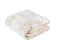 PIELSA Baby - 6379-14 | Manta Bebe para recién Nacido, Manta de Invierno Estampada | Manta de Cuna | Color Rosa | Tamaño 80 x 110