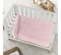 PIELSA Baby - 6654-63 | Manta Bebe | Manta Bebe Recién Nacido | Manta Bebe Invierno | Manta Bebe Meses | Manta Bebe Gofrado | Manta De Cuna | Color Rosa | Tamaño 80 X 110, Color Rosa