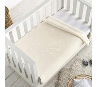 Pielsa Baby - Manta Infantil Osito Mariposas 6654-110x140 cm - Color Natural