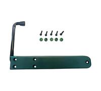 Piemonte - Tope para persiana, 1 unidad, color verde, abrazadera universal de plástico ABS con brazo extensible, muelle de acero inoxidable, reversible derecho/izquierdo, tornillos y tapones incluidos