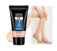 Pienas maquillaje impermeable sin transferencia, loción de maquillaje de piernas impecable, Bein und Körper Narbe Cubierta de maquillaje/tatuaje Cubierta arriba (#1 Fairest Glow, 30ml)