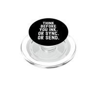 Piensa Antes de Escribir o sincronizar o Enviar Witty PopSockets PopGrip para MagSafe