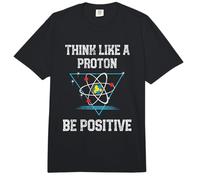 Piensa como un protón Sé Positivo Física cuántica Ciencia Comfort Colors Adult Heavyweight T-Shirt