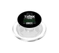 Piensa Dos Veces código una Vez PopSockets PopGrip para MagSafe