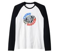 Piensa en Grande Camiseta Manga Raglan