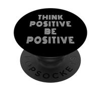 Piensa en Positivo Sé Positivo Cita Motivacional Inspiración PopSockets PopGrip Adhesivo