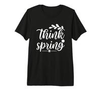 Piensa Flores Primavera Naturaleza Verano Camiseta Premium