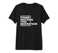 Piensa Fuera del Backstage Teatro Backstage Tech Crew Camiseta Premium