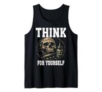 Piensa por TI Mismo Libertad Pensador Democracia Propaganda Camiseta sin Mangas