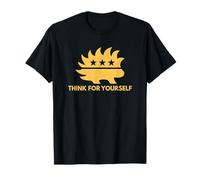 Piensa por ti mismo Libertario Puercoespín Libre Pensamiento Camiseta