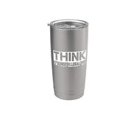 Piensa que aún no es ilegal - Divertido dicho sarcástico Vaso térmico de acero inoxidable de doble pared
