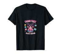 Piensa Rápido Haz Clic Más Rápido Kawaii Camiseta