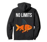 Piense en Big Goldfish con Aleta de tiburón, motivación Sudadera con Capucha