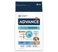 Pienso Advance Light Mini, 1,5, 3kg, Comida para Perros Pequeños en Dieta o con Problemas de Sobrepeso