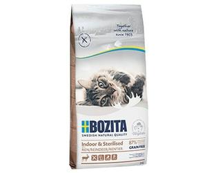Pienso Bozita para interior y esterilizado, sin cereales, para renos, pollos y renos, 10 kg