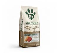 Pienso Mantenimiento Pollo y Ternera Savanna 14 Kg. Perro Adulto en Fase de Mantenimiento, Descanso o recuperación | Caza, Deporte, Seguridad o como Dieta Diaria de Todas Las Razas.