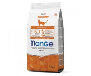 Pienso Monge Gato Esterilizado Pato - Cantidad: 1,5 kg