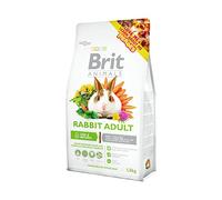 Pienso Natural Premium para Conejo Adulto (20 semanas-4 años) Brit Animals Adult Rabbit 1,5 kg | Pienso pellet Bajo en calorías y rico en vitaminas esenciales