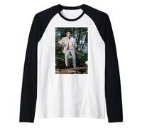 Pierce Brosnan James Bond Actor Goldeneye de Michael Grecco Camiseta Manga Raglan