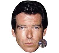 Pierce Brosnan (Young) Mascaras de personajes famosos, caras de carton
