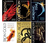 Pierce Brown Red Rising Series 6 Books Set - Red Rising, Golden Son, Morning Star, Iron Gold, Dark Age, Light Bringer