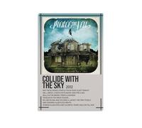 Pierce The Veil Collide with The SkyOil - Lienzo impreso impermeable y resistente a las manchas, adecuado para cualquier estilo decorativo de dormitorio, sala de estar, oficina, estilo sin marco, 40 x